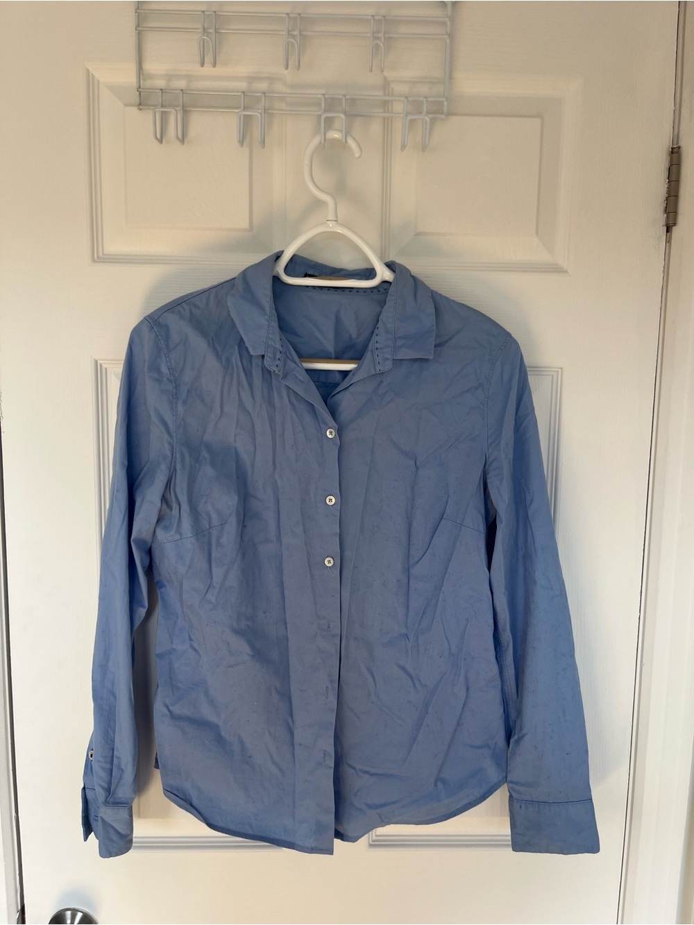 Classic Light Blue Men’s Button-Down Shirt